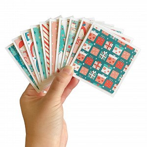 10 Mini Christmas Cards | 3x3 Mini Note Cards | Mini Notecard | Mini Cards | Cards & Envelopes | Mini Square Card | Cute Card | Holiday Card - Etsy Canada