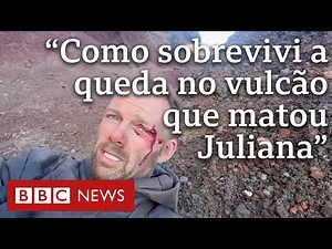 Irlandês conta como foi resgatado após cair em vulcão onde Juliana morreu na Indonésia