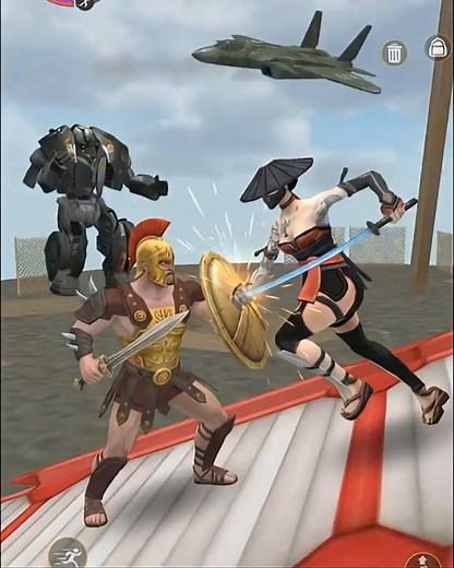 Rope Hero Cheatground MOD (Golden Rope Hero Fight Yin Emperor Daughter in playground) #shorts #games