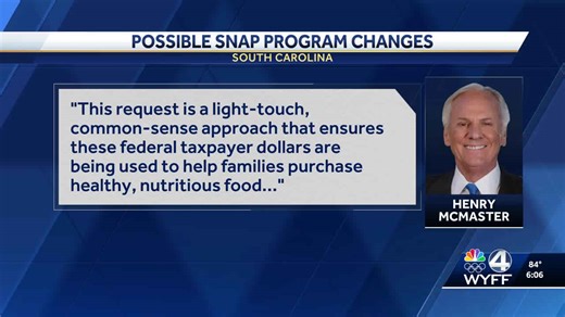 South Carolina looks to ban SNAP users from using benefits on candy, unhealthy drinks