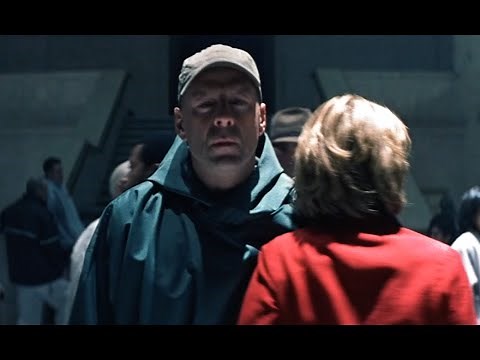 Unbreakable (2000) - 'Visions' (Train Station) scene [Part 1]