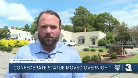 Relocation process starts for confederate monument in Edenton