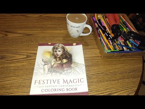 last coloring live of 2025! let's color one more Selena Fenech page!