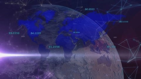 clip-3984630955-animation-world-map-globe-over-grey-background