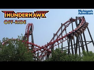 Thunderhawk Off-Ride Footage, Michigan's Adventure Vekoma SLC | Non-Copyright