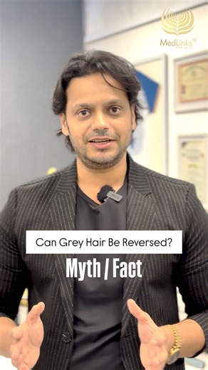 MedLinks | Can grey hair really be reversed? 🤯 The truth no one tells you… Everyone wants a magic fix for greying, oils, serums, supplements, even... | Instagram