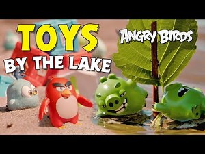 Angry Birds TOYS by the lake!