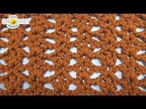 Open Shells & Picots Stitch - June - Victorian Stitch Sampler Calendar Blanket