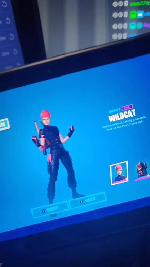 I got the EXCLUSIVE Wildcat Skin in Fortnite! 🤩⚡ #fyp #viral #fortnite #wildcat #nintendo #rare #skin #stream #twitch