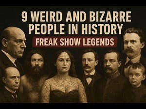 9 WEIRD And BIZARRE People In HISTORY | Freak Show Legends