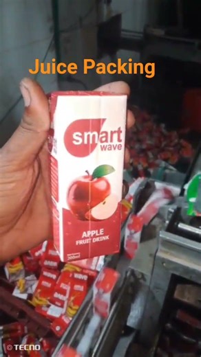 Tatra pack | juice packing | Apple juice #blisterpackagingmachine