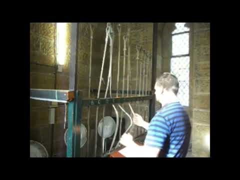 Ringing of the 6 tubular bells - the back 6 bells