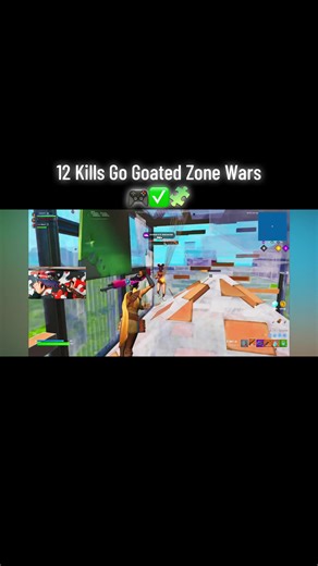 12 Kills in Go Goated Zone Wars Gameplay