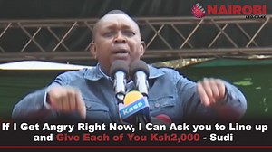 If I get angry right now, I can ask you to line up and give each of you Ksh2,000 - Oscar Sudi tells the youth at Moi's bridge. | Nairobi Leo