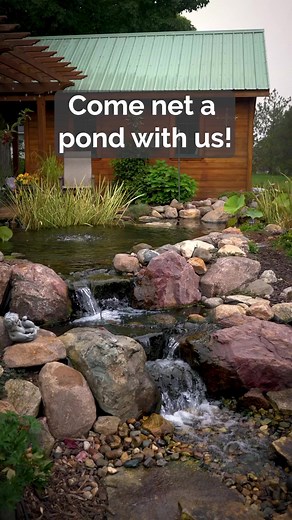 Fall netting is ESSENTIAL in keeping your pond debris-free over the Fall months 🍂🍁 The net restricts the leaves from entering your system and turns what could be a nightmare build-up of debris into a total breeze! 😎 | just add water