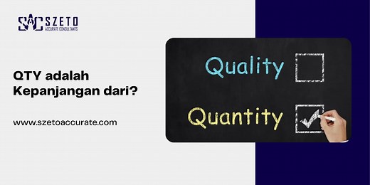 QTY adalah Kepanjangan dari? Cek Penjelasan Lengkapnya!