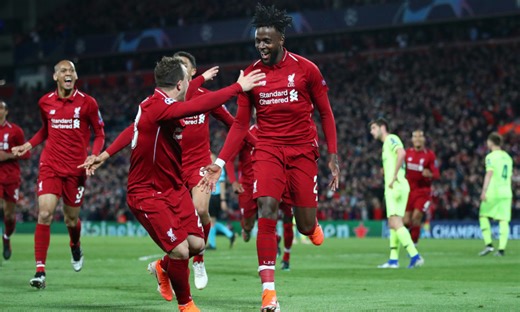 'Corner taken quickly... Origi!' voted Liverpool's greatest ever goal