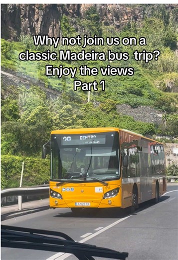 #Bus trip . Funchal. Madeira Island . This is part 1 of 8 of a round journey to a beautiful hillside part of the city. Views awaits on this series. Bus captain in the family is steering this one😌