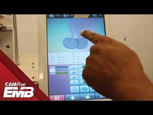 TUTORIAL 4 | HOW TO USE THE CONTROL PANEL OF YOUR EMBROIDERY MACHINE | CAMFive EMB