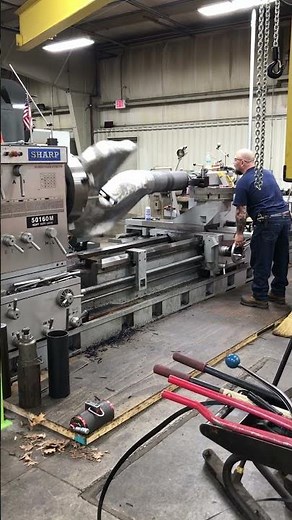 SHARP DEMO Heavy Duty Bore Lathe Model: 50160M - Short