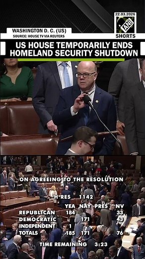 US House passes temporary funding bill to end Homeland Security shutdown