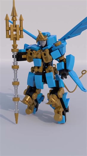 Lego moc ninja robot gundam #legomoc #ninjawarrior #gundam #legoninjago