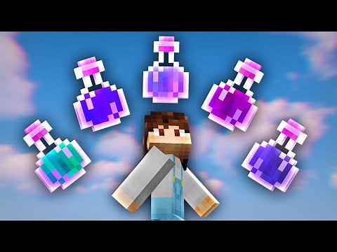 Minecraft but you get a RANDOM POTION EFFECT every 10 seconds...