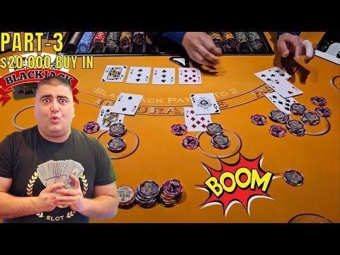 Massive Bets On High Limit Black Jack Table - HIGH ROLLER BLACK JACK