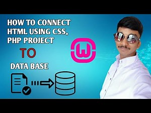 How to connect html using php and css project to database using wamp server in tamil explanation