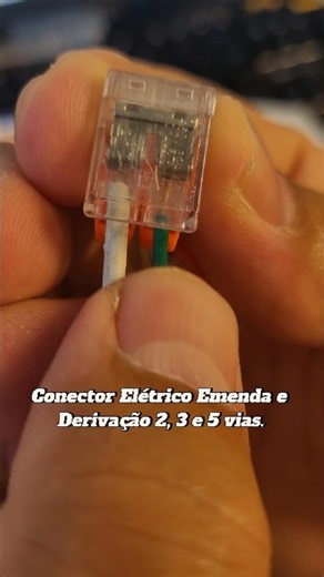 Conector Elétrico Emenda e Derivação 2, 3 e 5 vias #eletricista