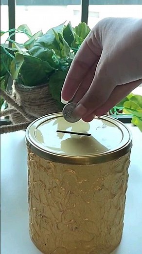 Easy money box making #moneybox #craft #diy #youtubepartner #container #bestoutofwaste