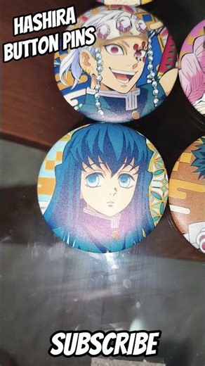 Demon Slayers Hashira Button Pins #demonslayer #hashira #buttonpin #anime #trending #kimetsunoyaiba