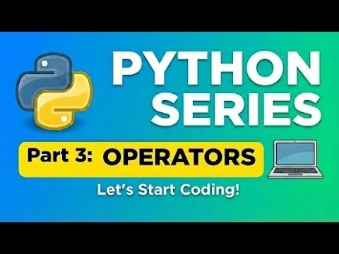 Python Operators in Hindi | Part 3 | Full python course