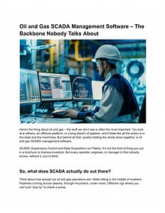 Oil and Gas SCADA Management Software_ A Complete Guide - SlideServe