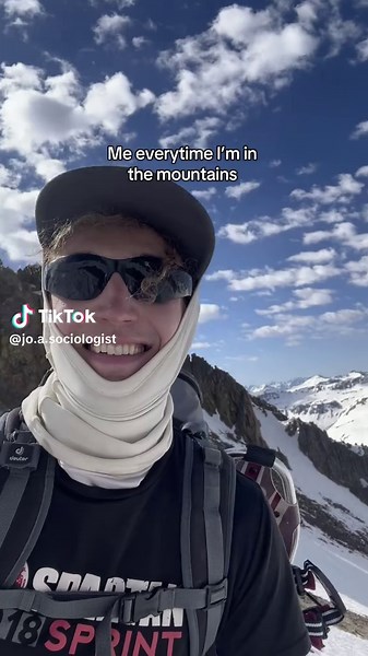 Something about the altitude and the sun snaps me out of that funk! Can you relate? #rockies #hiking #viralsound #mountaineering #happy