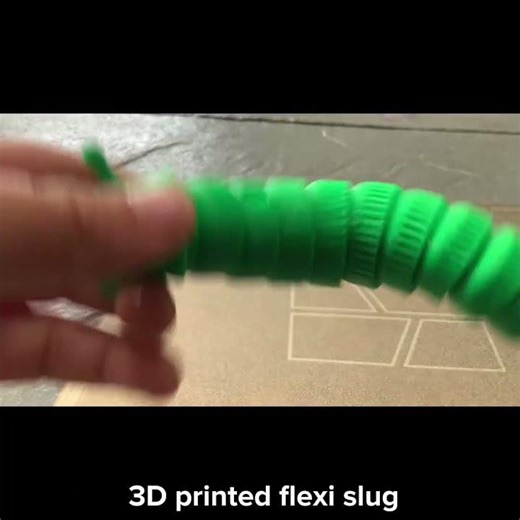 3D printed flexi slug