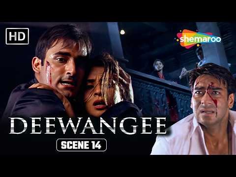 DEEWANGEE CLIMAX - मेरे दीवानगी ने तुम्हे दीवाना बना दिया है - Ajay Devgan Action - Akshaye Khanna