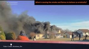 What is causing the smoke and flame to behave so erratically? Video Credit: christiana_fire Follow Us FACEBOOK @flashpointequipment INSTAGRAM @flashpointequipment X/TWITTER @FPequipment WEBSITE www.flashpointequipment.com #flashpointequipment #firedepartment #firedept #bomberos #firestation #firefighter #firefighting #pompier #paramedic #fireservice #emergencyservices #flowpath #firebehavior #FireEducation | Flashpoint Equipment