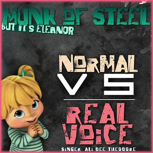 Eleanor Miller’s creepy singing vocals?😳😰 Acapella Vocals Only Alvin And The Chipmunks Real Voices