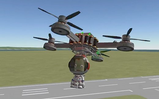 【KSP】四轴无人机飞控