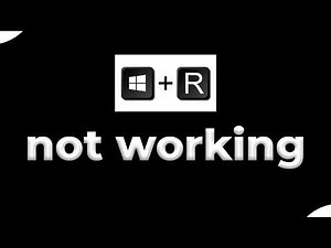 Windows recording win + R not working | 100% solution