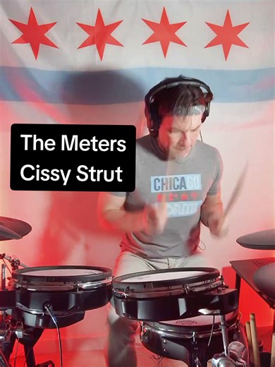 Drum Cover: The Meters -- Cissy Strut #tiktoklive #livehighlights #rolandvdrums