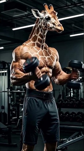 🤯 NEXT LEVEL WORKOUT! 🦈 Bodybuilder Animals with INSANE Muscles! | Viral Gym #shorts #animals