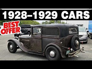 Unbelievable 1928–1929 Vintage Cars for Sale - Rare Hot Rods & Restored Classics