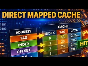 Direct mapped cache and block | Video 19a