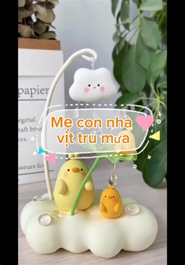 Nhà vịt trú mưa bằng đất sét tự khô #diy #cute #datsettukho #handmade #xuhuong