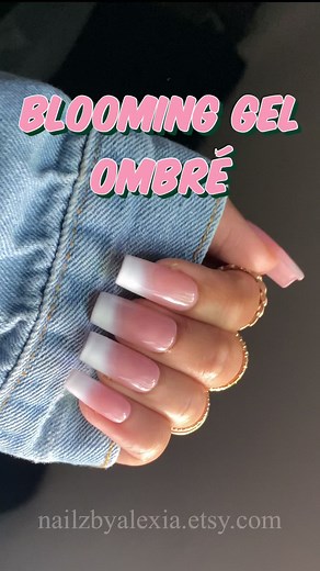 Ombre Nails Using Blooming Gel Tutorial