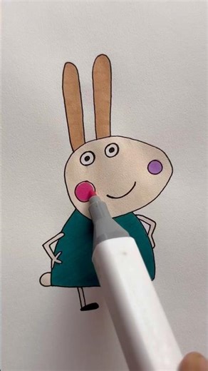 ✅ Reverse Play ❇️ Peppa Pig kids drawing Reverse play #shortsvideo