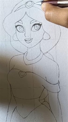 Jasmine drawing ❤️✨ #jasmine #jasminedrawing #art #drawing #art #artisticchannel #sketch #sketching