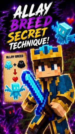 Minecraft Allay Breed Secret Technique 🤯 | 99% Players Don't Know This!